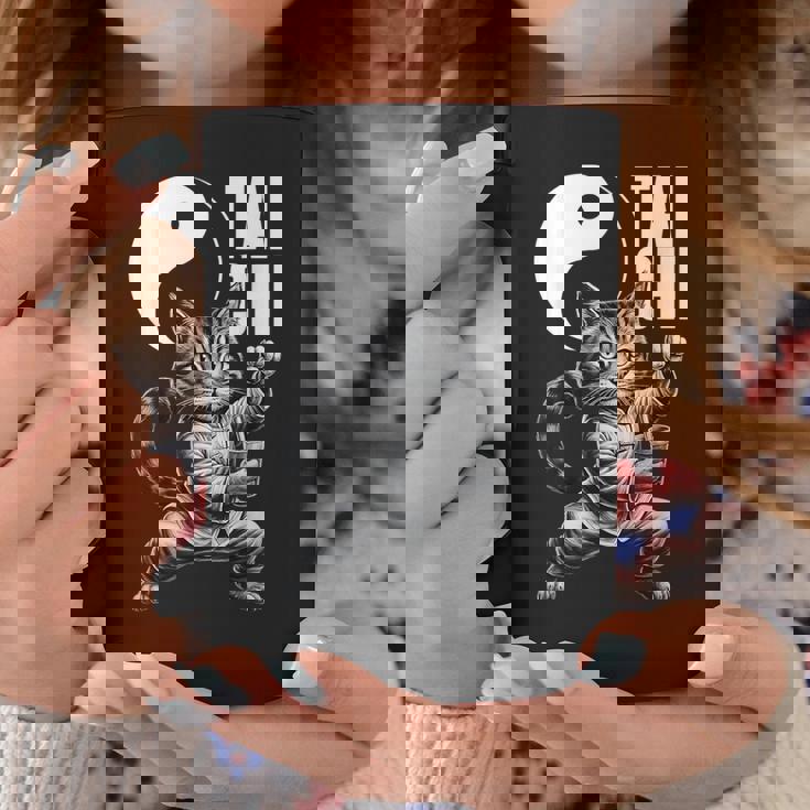 太極拳 猫 ボバ ティー 面白い カワイイ 武道 禅 キティ コーヒーマグ 面白い贈り物