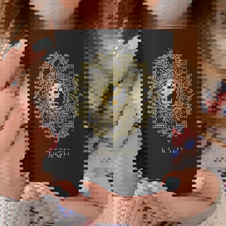 太極拳ゴールデンマンダラ コーヒーマグ 面白い贈り物