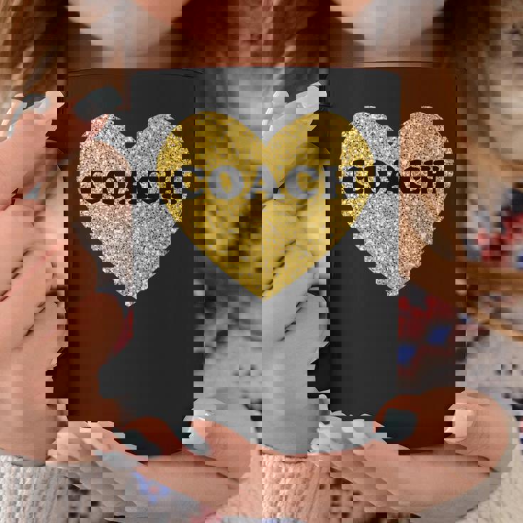 女性用および男性用コーチハートスポーツコーチ コーヒーマグ 面白い贈り物