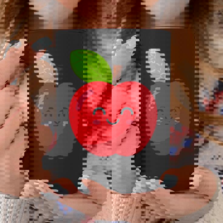 子供、女性、男性向けのミニマルな甘いリンゴ コーヒーマグ 面白い贈り物