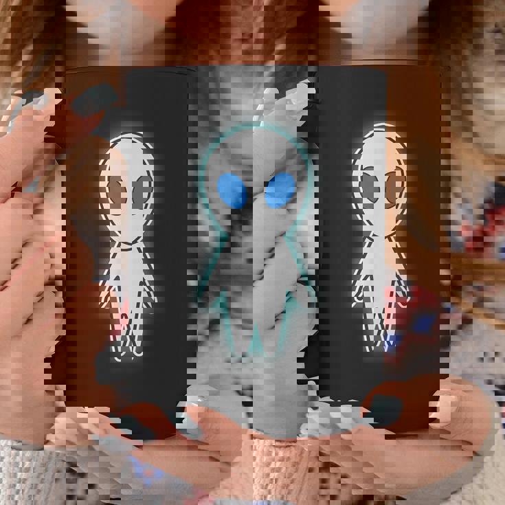 宇宙人 エイリアン『セルフィー』グレイ【ゆるフレンズ】かわいい イラスト 面白い コーヒーマグ 面白い贈り物