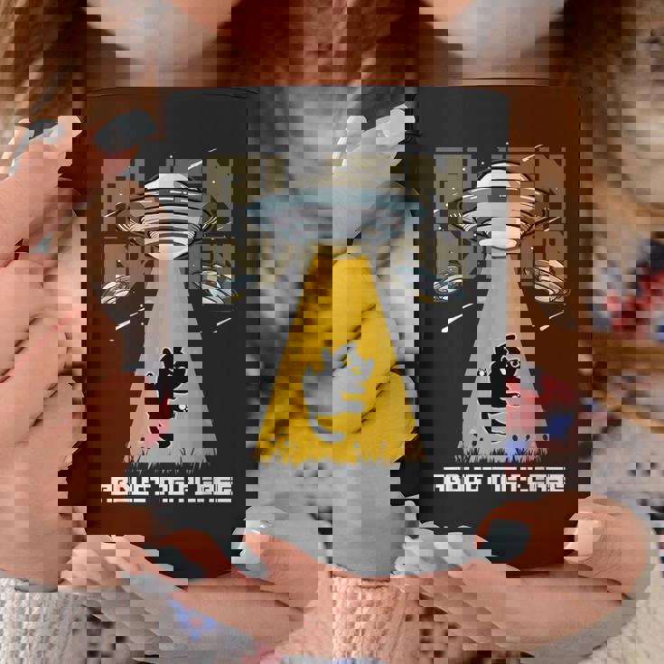 宇宙人 侵略 Abduct Me Please 宇宙船 おもしろ猫 Ufo コーヒーマグ 面白い贈り物