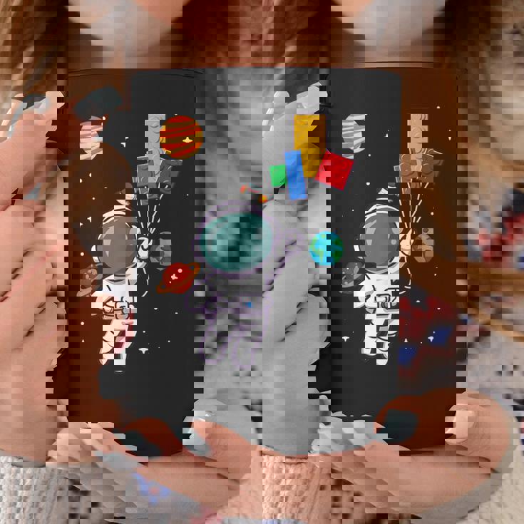 宇宙飛行士とレゴバルーンの冒険 コーヒーマグ 面白い贈り物