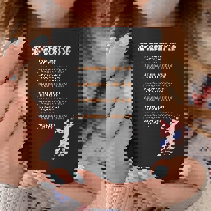 完璧なデイハンドボール、ハンドボールプレーヤー、ハンドボール コーヒーマグ 面白い贈り物