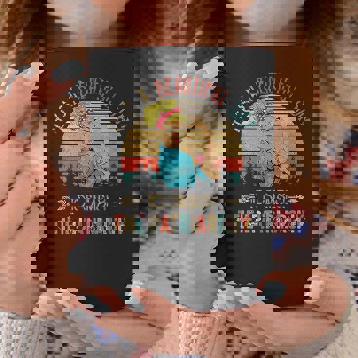 家父長制を打ち砕くには美しい日だ、面白いフェミニズム コーヒーマグ 面白い贈り物