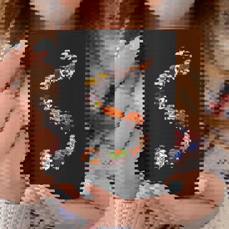 寿司 の 電車 すし いくら サーモン たまご 鉄火巻き コーヒーマグ 面白い贈り物