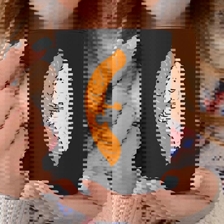 寿司ハギング サーモン キュート 和寿司 コーヒーマグ 面白い贈り物