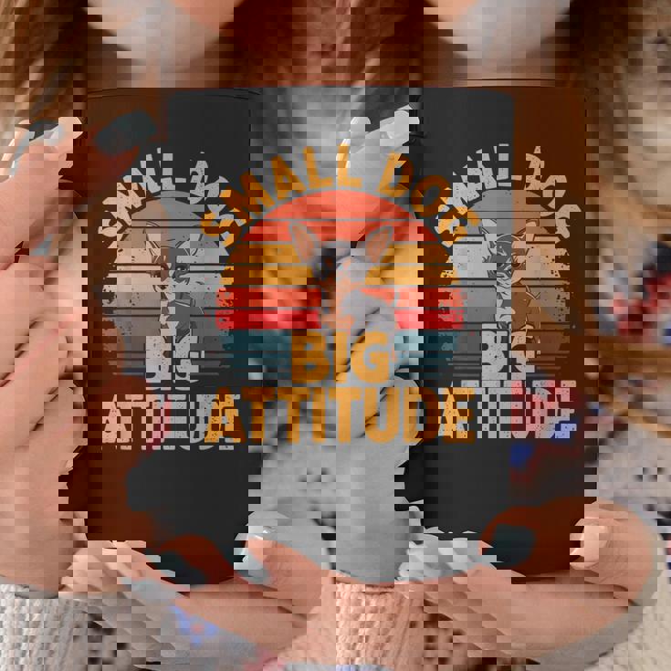 小型犬 大きな態度 レトロ 犬 品種 チワワ コーヒーマグ 面白い贈り物