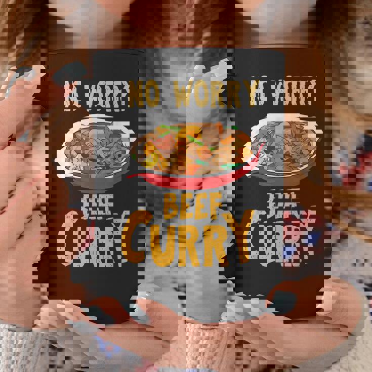 心配いらず ビーフカレー インド料理 シェフ おもしろ料理 コーヒーマグ 面白い贈り物