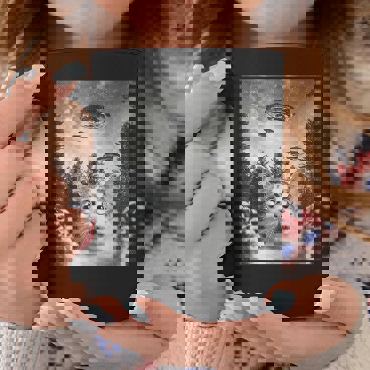 怖い猫 エイリアン Ufo 宇宙愛好家 面白い コーヒーマグ 面白い贈り物