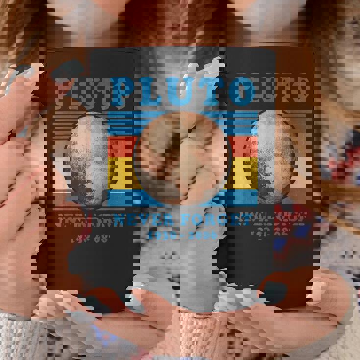 惑星冥王星を忘れてはいけないオタク天文学楽しい宇宙レトロ コーヒーマグ 面白い贈り物