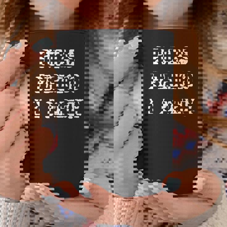 愉快なスペインの飲酒 男性用 引用句 Putas Perico Y Party コーヒーマグ 面白い贈り物