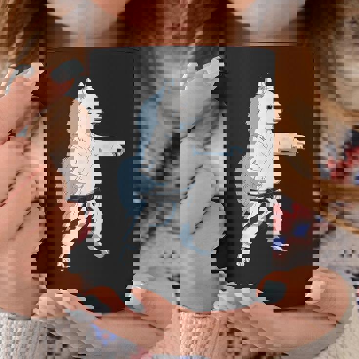 愉快な空手犬 日本のスピッツ コーヒーマグ 面白い贈り物