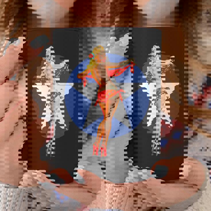 愛国心 ヴィンテージ セクシー ピンナップ 女の子 コーヒーマグ 面白い贈り物