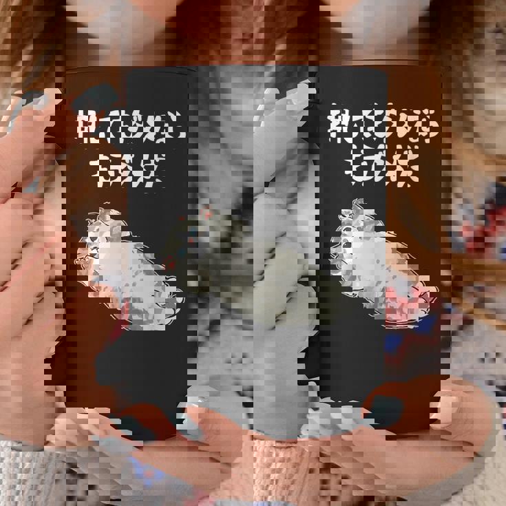 押してもダメならもうダメだ ネタ ことわざ 格言 慣用句 ジョーク ギャグ ダジャレ ツッコミ 猫 おもしろ コーヒーマグ 面白い贈り物