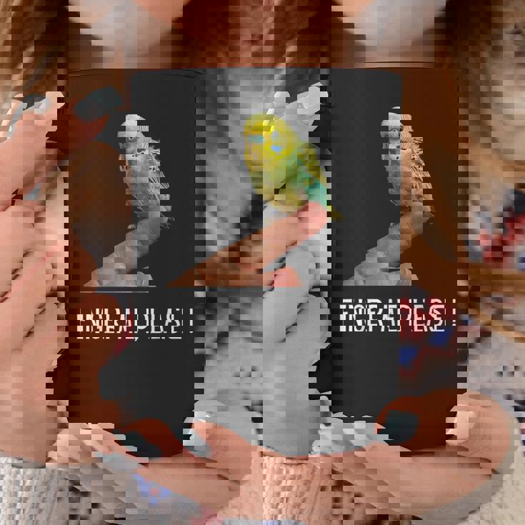 指の上のセキセイインコ 楽しいインコ セキセイインコ 鳥好きのギフト コーヒーマグ 面白い贈り物