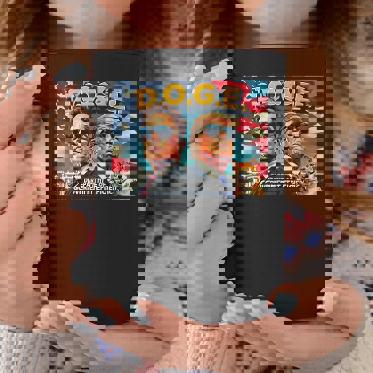 政府効率省 イーロン・マスク・ドナルド・トランプ コーヒーマグ 面白い贈り物