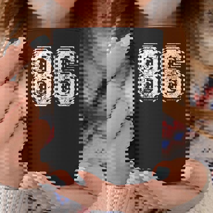 数字 86 ヴィンテージ 1986 誕生日 レトロ ヴィンテージ ルック コーヒーマグ 面白い贈り物
