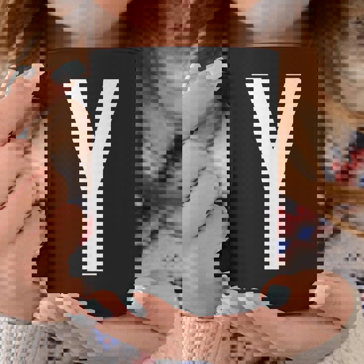 文字yアルファベットモノグラムイニシャル。 コーヒーマグ 面白い贈り物