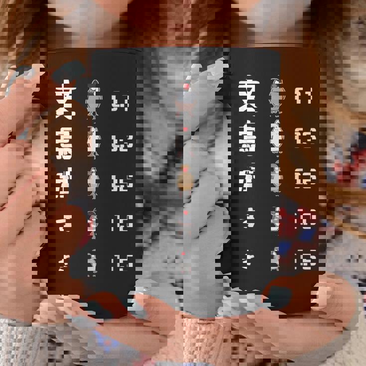 文鳥がすき 視力検査 ペット好き 桜文鳥 サクラブンチョウ 白文鳥 おもしろ 文鳥 文鳥好き コーヒーマグ 面白い贈り物