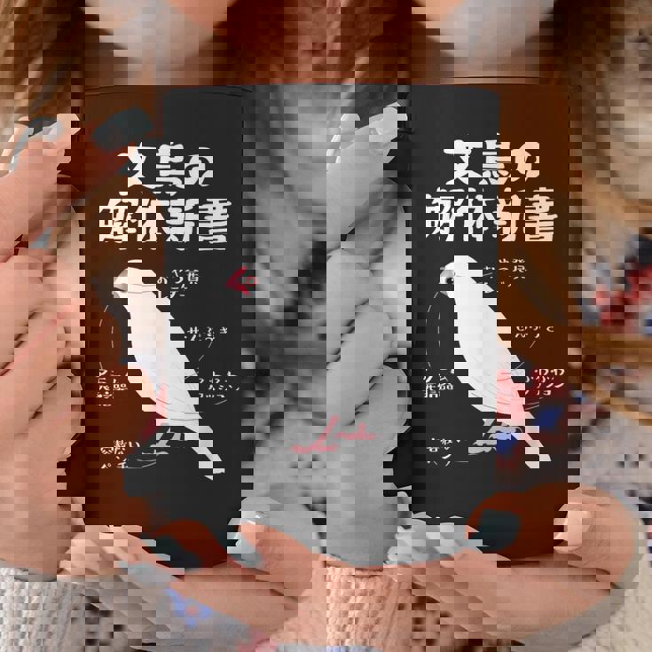 文鳥の解体新書 文鳥好き 文鳥の飼い主 文鳥 桜文鳥 文鳥の一覧 白文鳥 頬黒文鳥 シナモン文鳥 文鳥の種類 文鳥 コーヒーマグ 面白い贈り物