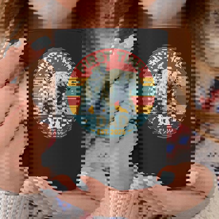 新しいお父さんと赤ちゃん熊の初めての父の日エスト2025 コーヒーマグ 面白い贈り物