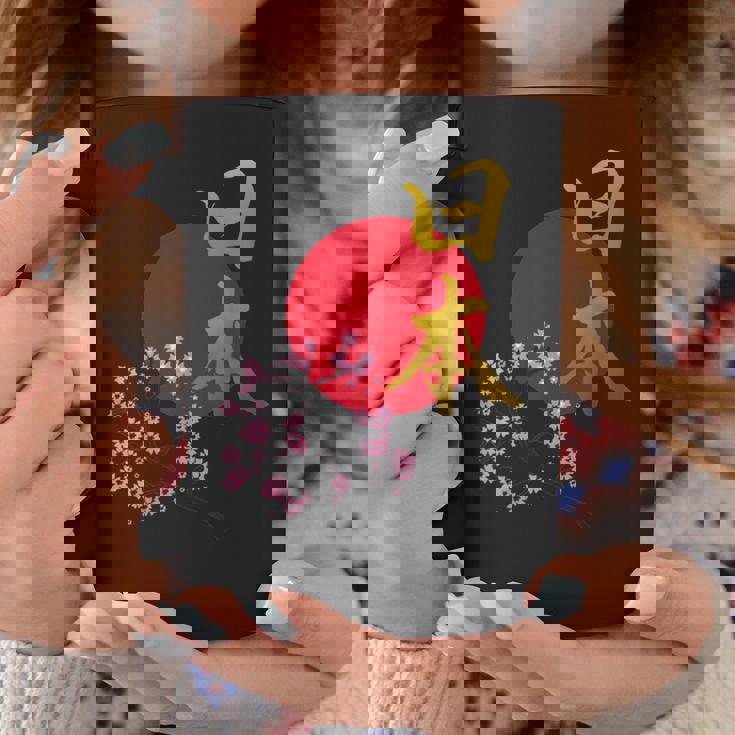 日本- 書道アート 伝統的なデザイン、ユニークなお土産 コーヒーマグ 面白い贈り物