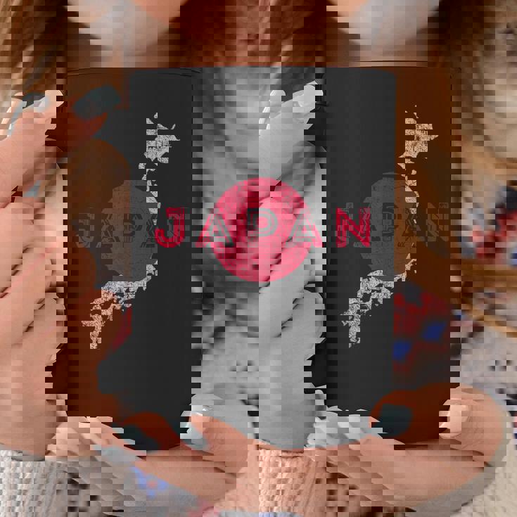 日本の地図と旗 日本のお土産 コーヒーマグ 面白い贈り物