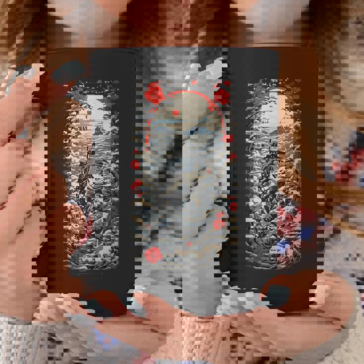 日本の美的マグロ漁師デザイン レトロ浮世絵 コーヒーマグ 面白い贈り物