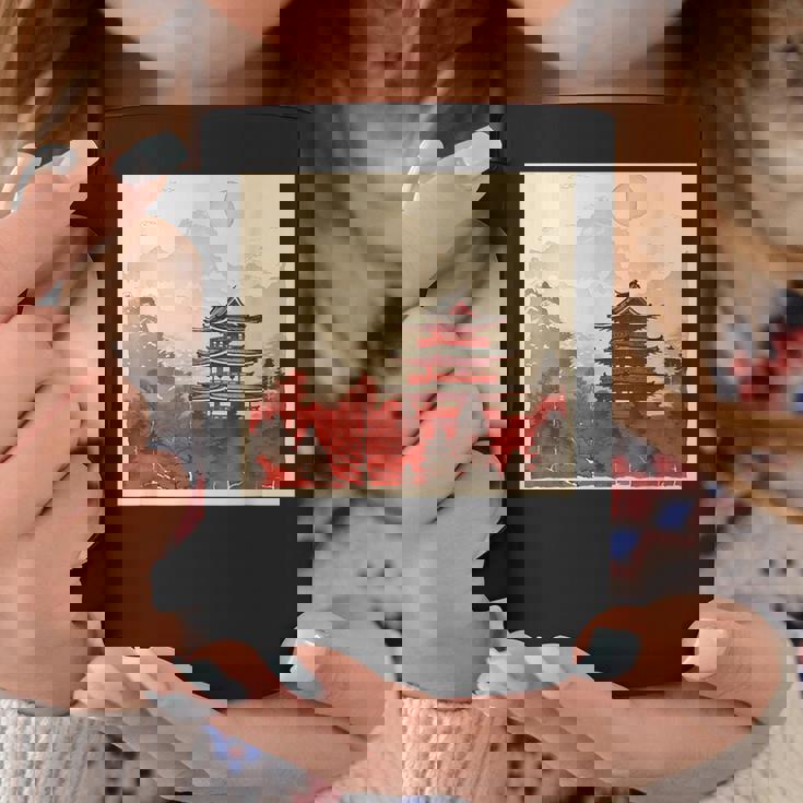 日本アジア アジア 日本風 ヴィンテージ レトロ 自然 コーヒーマグ 面白い贈り物