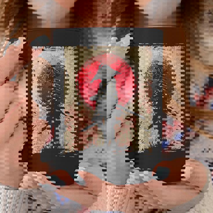 日本アート サムライ ビンテージ ファイター レトロデザイン コーヒーマグ 面白い贈り物