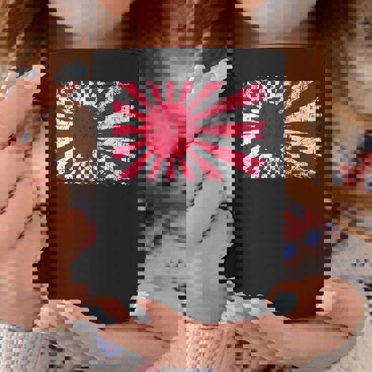 日本海軍旗 日本の誇り ビンテージ アンティーク調 愛国心 コーヒーマグ 面白い贈り物