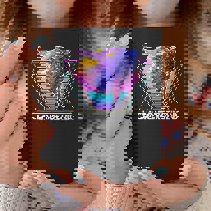 日本相撲 レトロベイパーウェイブ90s 相撲リンガー コーヒーマグ 面白い贈り物