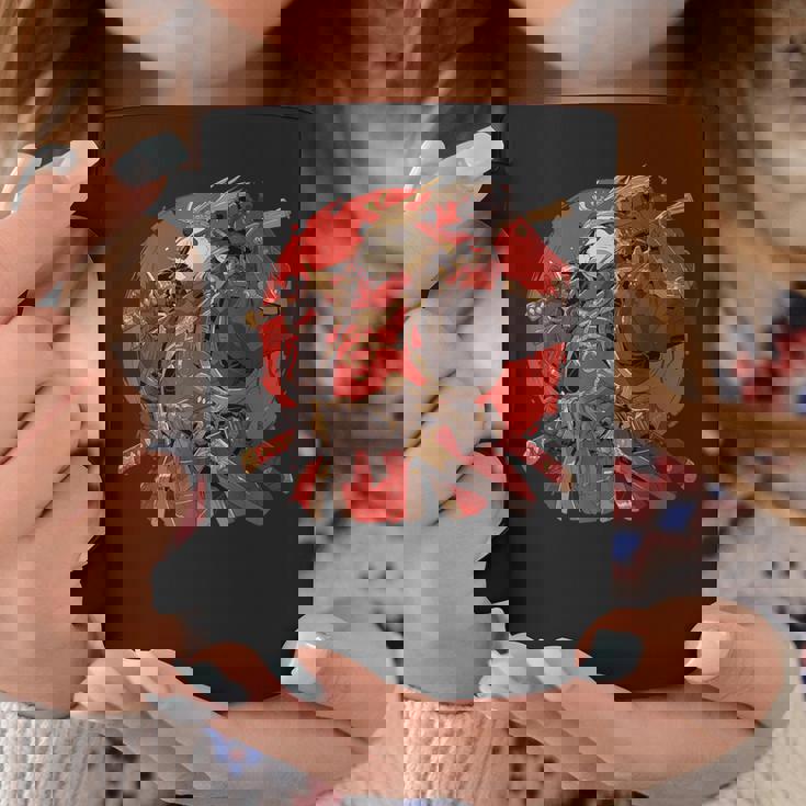 日本美術 パンダ 忍者 浮世絵 アニメ風 サムライパンダ コーヒーマグ 面白い贈り物