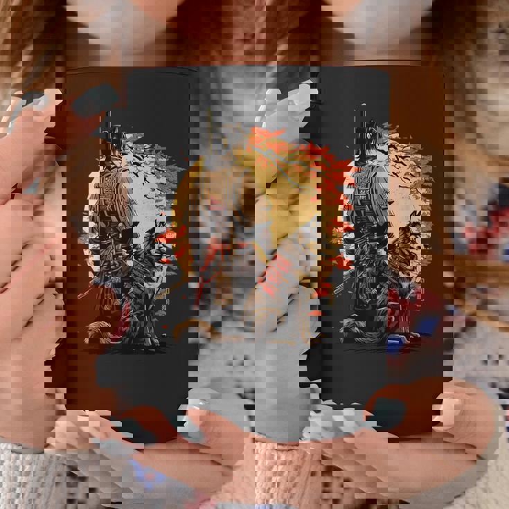 日本美術 忍者 浮世絵 アニメ風 侍 改 健 コーヒーマグ 面白い贈り物