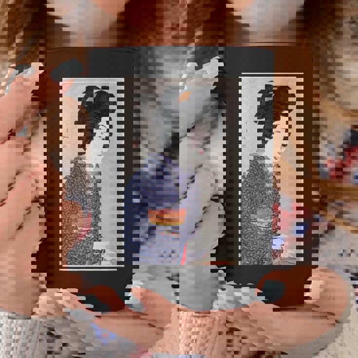 日本美術 芸者 日本木版 新版画美人画 コーヒーマグ 面白い贈り物