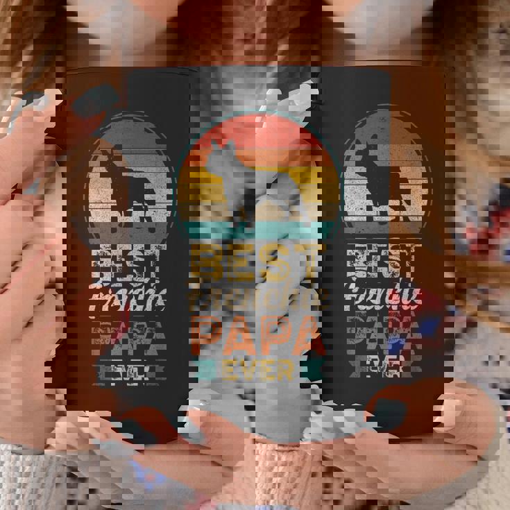 最高のフレンチ・パパ フレンチ・ブルドッグ コーヒーマグ 面白い贈り物