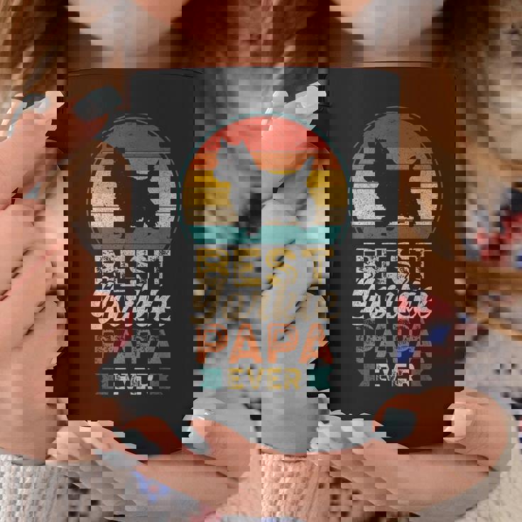 最高のヨーキーパパ ヨークシャー・テリア コーヒーマグ 面白い贈り物