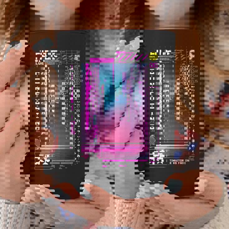 東京サイバーパンク ヴェイパーウェーブ 日本のレトロな雰囲気の美学 コーヒーマグ 面白い贈り物