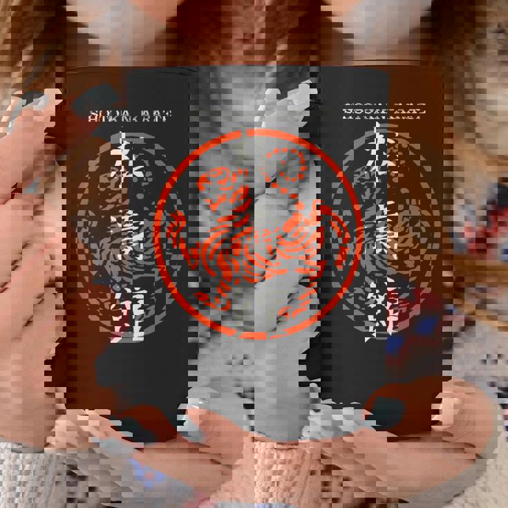 松濤館虎の漢字記号 武道空手道場 コーヒーマグ 面白い贈り物