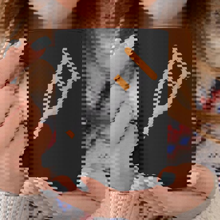 松葉杖 コーヒーマグ 面白い贈り物