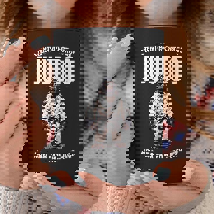 柔道ゴリラ かわいい日本の柔道家 コーヒーマグ 面白い贈り物