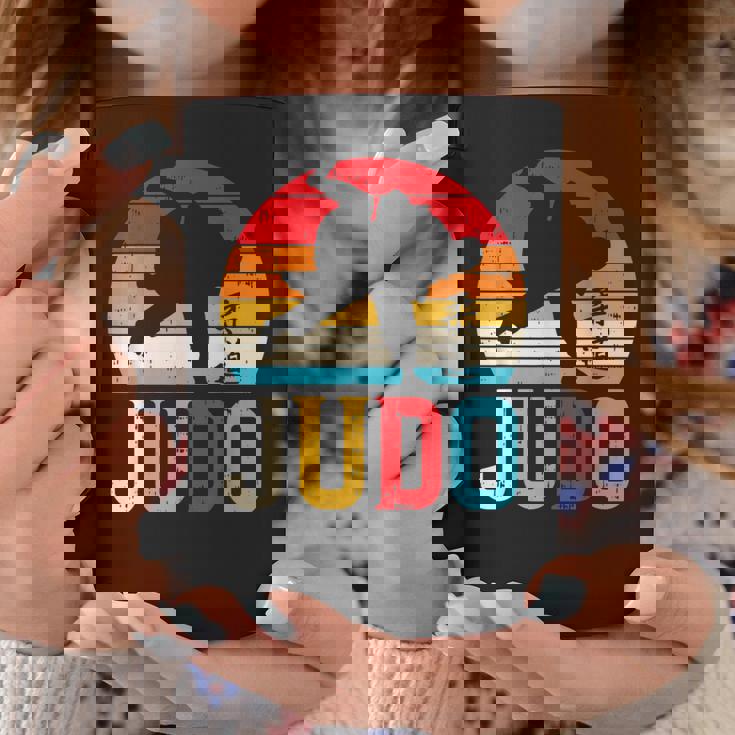 柔道投げ レトロ 日本の格闘技 柔道家 ファイター ギフト コーヒーマグ 面白い贈り物