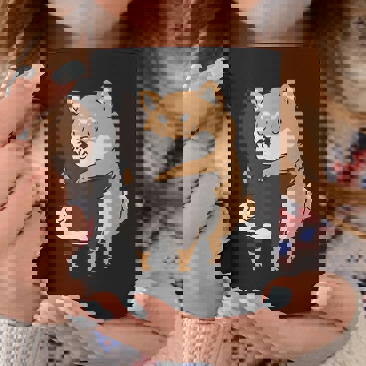 柴犬ハグ コーヒーマグ 面白い贈り物