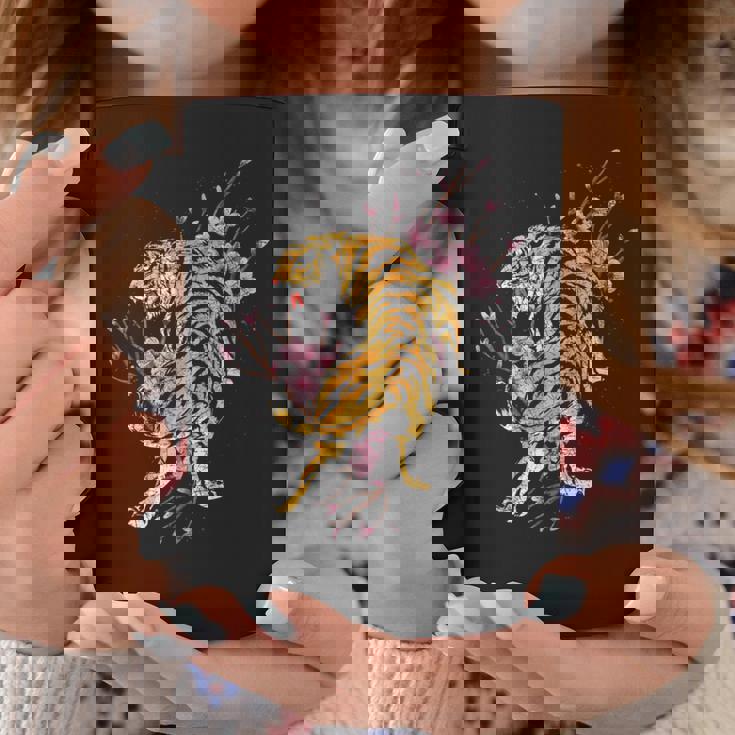 桜の虎 コーヒーマグ 面白い贈り物