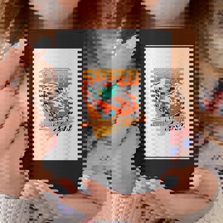 楽しいクールなレーシングカーイラスト コーヒーマグ 面白い贈り物