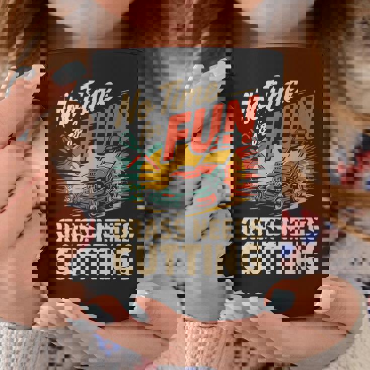 楽しい草刈りの必要がない 面白い芝刈り コーヒーマグ 面白い贈り物