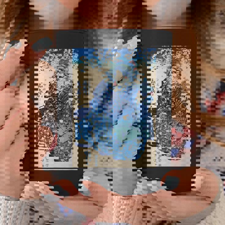 歌川国芳 ヴィンテージ 浮世絵優女 コーヒーマグ 面白い贈り物