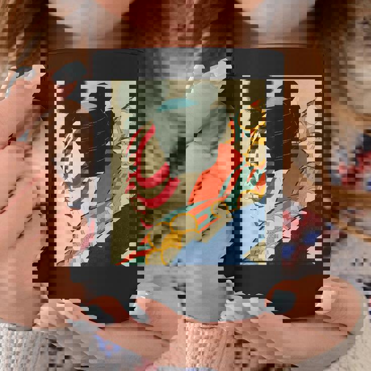 歌舞伎 かぶき 役者 日本美術 浮世絵 役者絵 名取春仙 七世松本幸四郎 梅王 コーヒーマグ 面白い贈り物