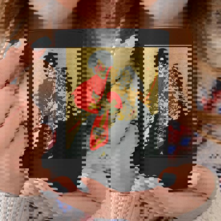 歌舞伎 俳優 日本劇出演者 四世片岡市蔵 上使の弁慶 役者絵 コーヒーマグ 面白い贈り物